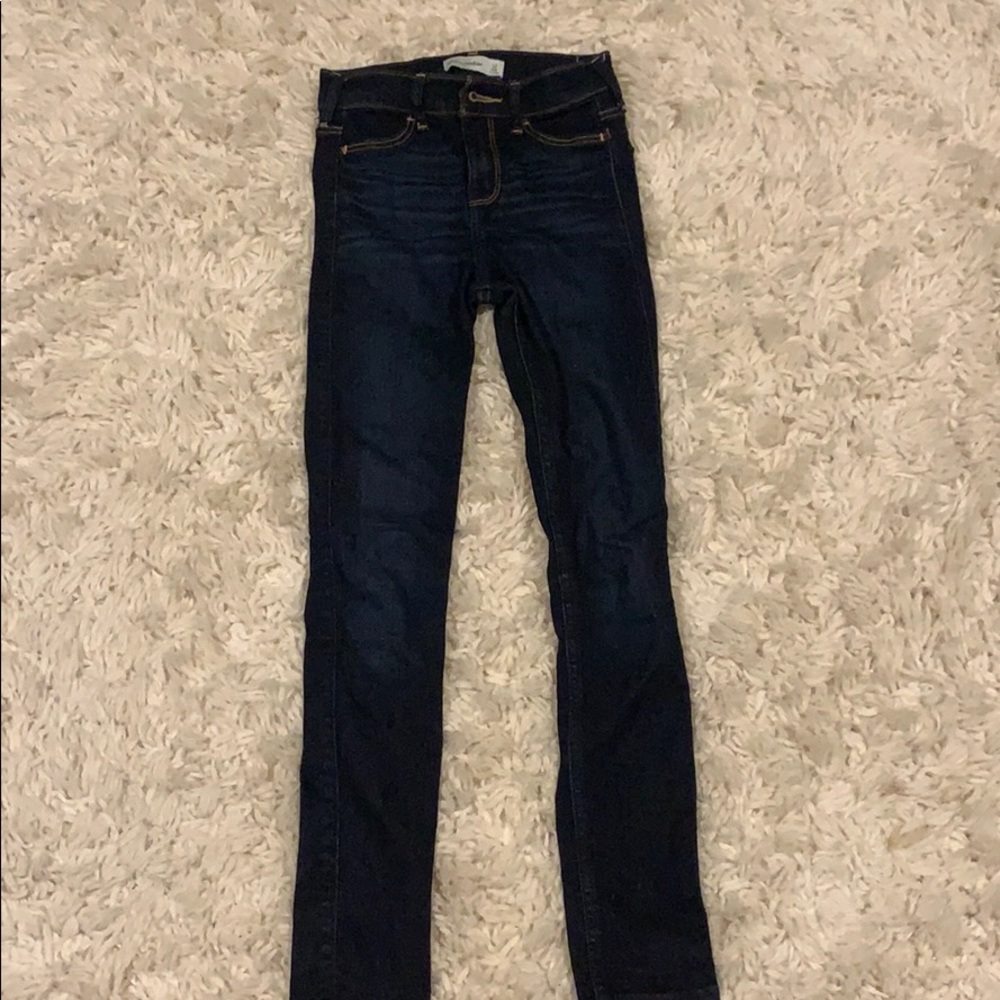 Dark wash skinny jeans Abercrombie Fitch!